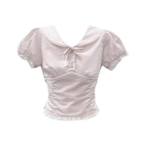 PLANE DRIFT Розовые Женские Футболки