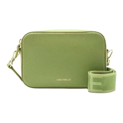 COCCINELLE Сумка через плечо из натуральной кожи маленькая женская зеленая