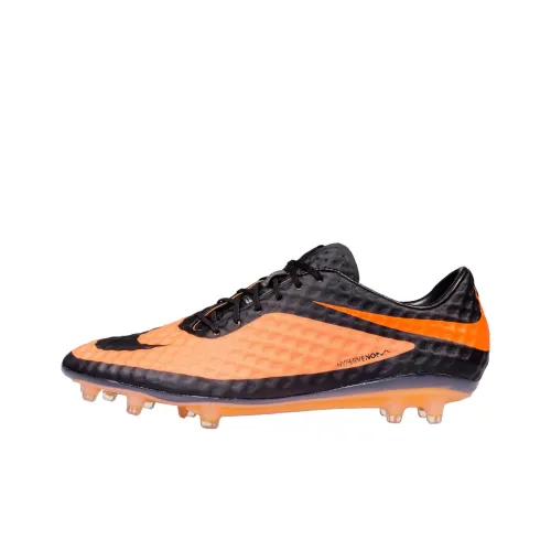 Nike HyperVenom Phantom Устойчивые к истиранию футбольные бутсы Мужские Черные и Оранжевые