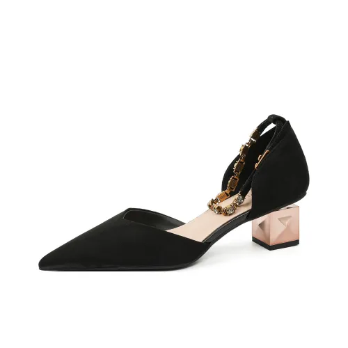 Varib Квадратный каблук Высокие каблуки 5 см Женские