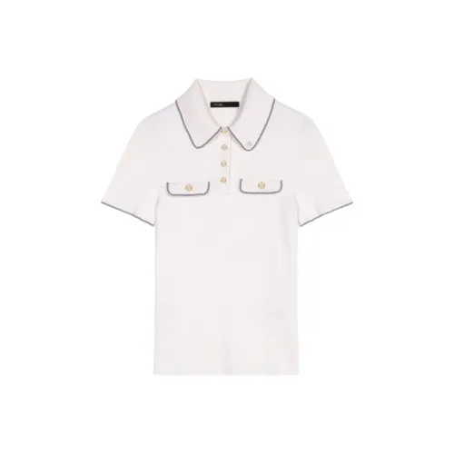 Maje Светло-янтарный Женский Трикотаж