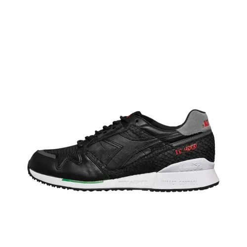 Solebox x DIADORA Устойчивый к истиранию Дышащий Низкий Верх Повседневная Обувь Унисекс Черный