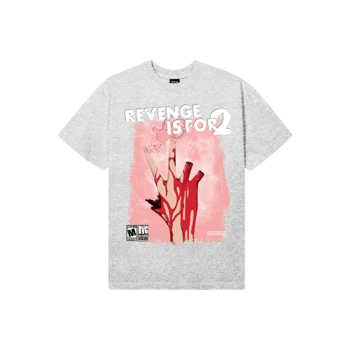 Revenge Серый Унисекс T-рубашки