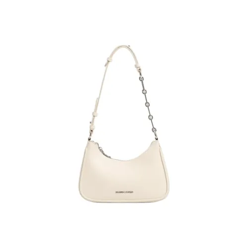 NOMK ПУ (полиуретан) Через плечо Подмышечный Сумка на плечо Женская Белый Черный Розовый