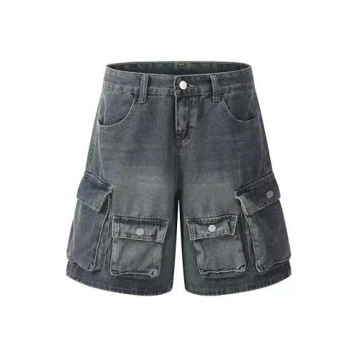GEOGRE ALEX Blue Men's Denim Shorts GEOGRE ALEX Синий Мужские Джинсовые Шорты