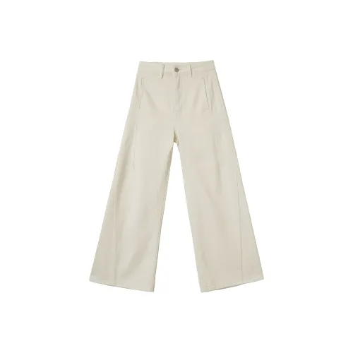 MEISIDUO Бежево-абрикосовые брюки женские джинсы