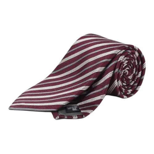 EMPORIO ARMANI Шелковые галстуки Мужской Бордовый