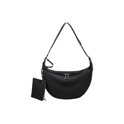 C°BANNER Ткань Пельмени Сумка Сумка через плечо Сумка на плечо Стандартная Женская Черная