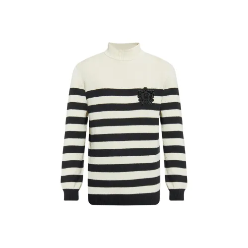 BALMAIN Белые Мужские Свитера