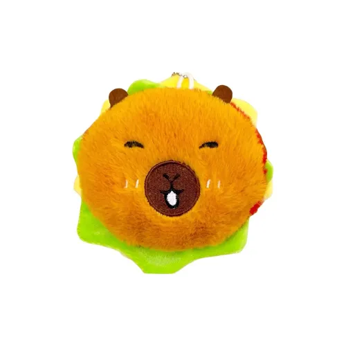 ROUERXIONG Капибара Большой Бургер Куклы Плюшевый Брелок 10,5 см Рекомендуемая Высота