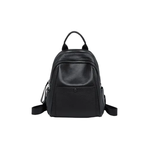 ZOOLER Рюкзак из коровьей кожи стандартный женский черный