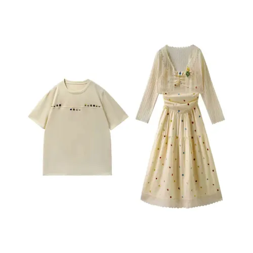 QYPRF Одежда для пары Женские Комплект/Мужской Короткий рукав Женские парные комплекты