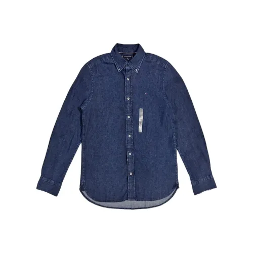 Tommy Hilfiger Мужские Синие Рубашки