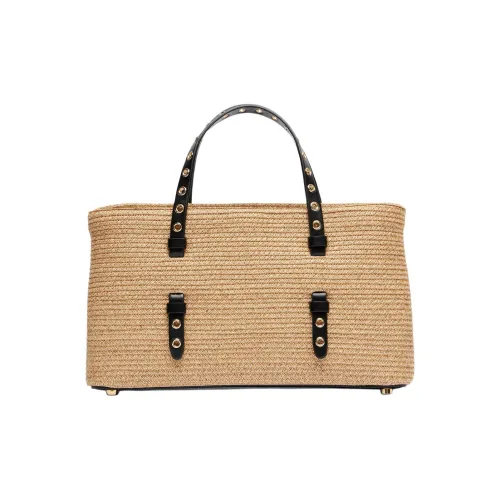 Alaia Бумага Тоут Сумка Сумка для покупок Сумка Обычная Женская Натуральная и Черная