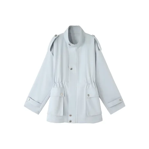 DX.DAXI Тренчкот Женский Синий