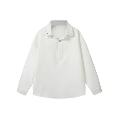 VERAF CA Повседневный Свободный крой Рубашка Широкие брюки Бизнес-костюм Унисекс