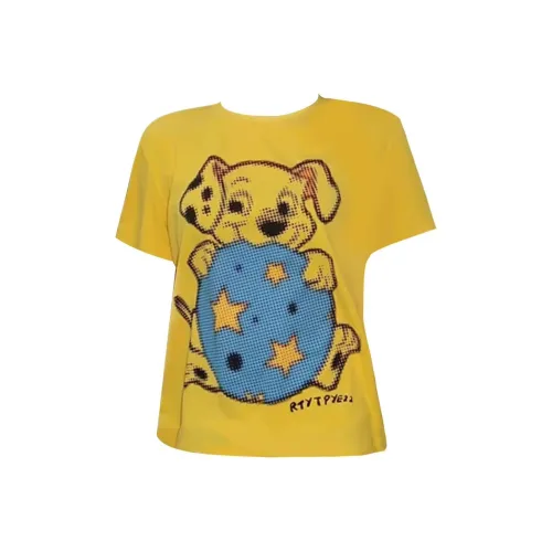 ABCMININ Желтые Женские Футболки