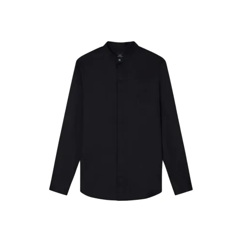ARMANI EXCHANGE Мужские Черные Рубашки