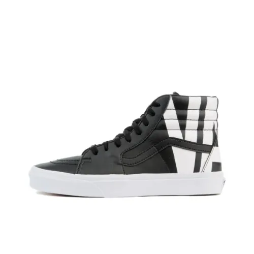 Vans Sk8 Hi Устойчивые к истиранию высокие кроссовки для скейтбординга Мужские Черные