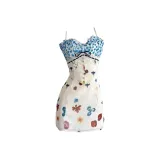 Синие платье-камазол