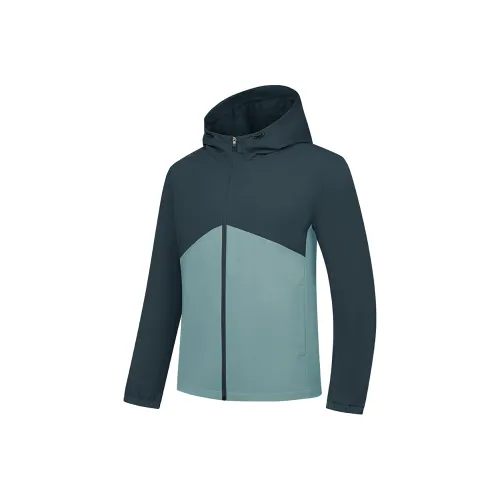 QIAODAN Куртки и пальто Мужской Морской синий Горчично-серый Синий