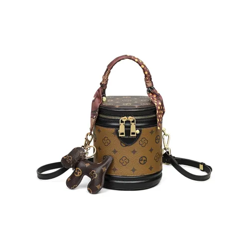 EBLAN Сумка через плечо из синтетической кожи сумка обычного размера женская кофейного цвета