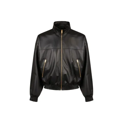 BALLY Черные Мужские Кожаные Куртки