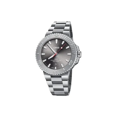 Oris Автоматический Механический Механизм Мужские Часы Aquis Series 43,5 мм Серый