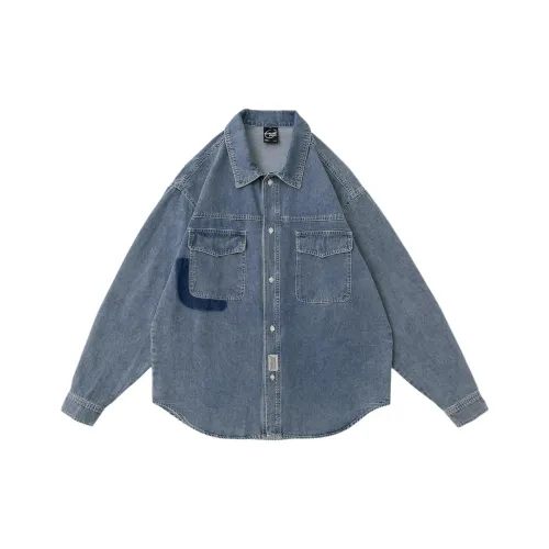 PINSCIO ZENIE Синие Унисекс Рубашки