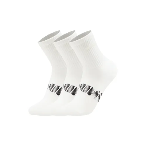 LINING Sports Life Collection 3 шт Белый + Белый+Белый Унисекс MID Носки до икры