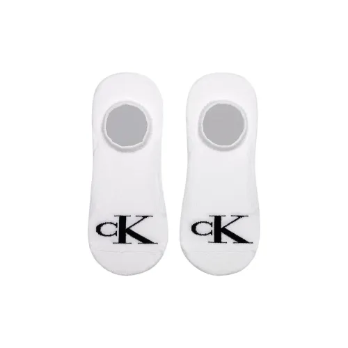 Calvin Klein 2 пачки белых мужских носков без видимого края