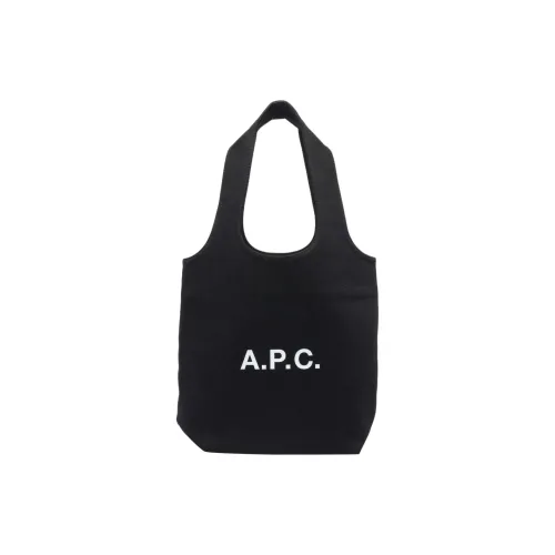 A.P.C Ninon Хлопок Тоут Сумка Сумка для покупок Сумка Маленькая Женская Черная