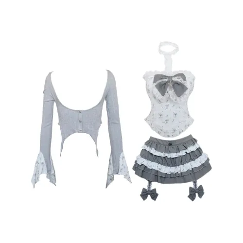 WLEQK Женские комплекты с юбкой