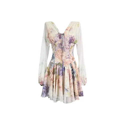 MITX Цвет изображения Женские Длинные Платья с рукавами