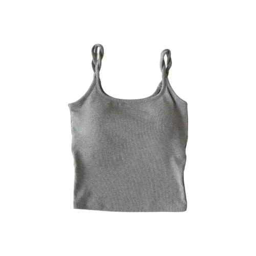 LONGMEI Серые Женские Майки