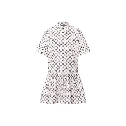LOUIS VUITTON SS25 Короткий рукав Платье Женское
