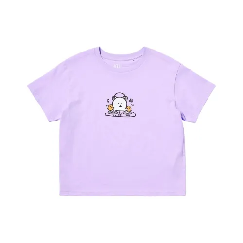 UNIQLO Chiikawa X Joke Bear and Friends Collaboration T-рубашка SS25 Дети 3-7 лет