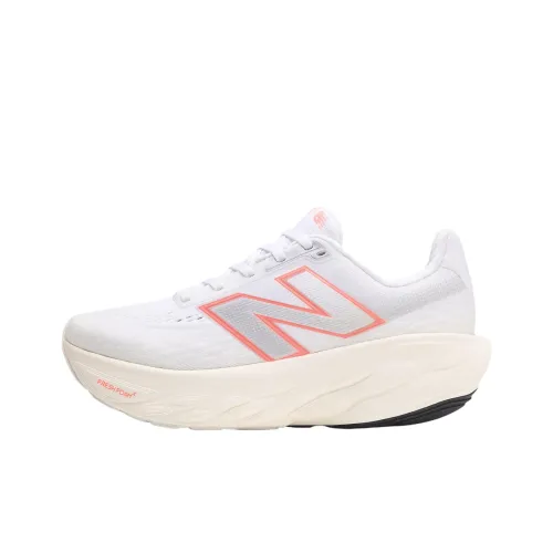 New Balance NB Fresh Foam X 1080v14 Устойчивый к истиранию Дышащий Низкий Топ Беговые кроссовки Женские Белые
