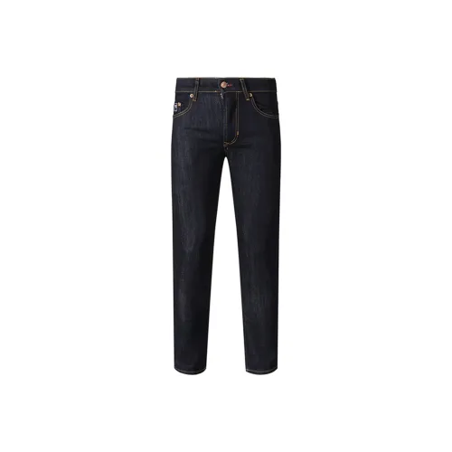 VERSACE JEANS COUTURE Темно-синие мужские джинсы