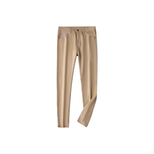 Devanro Хаки Мужские Джинсы