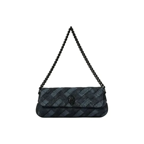 Kurt Geiger London Хлопок Деним Сумка через плечо Женская Черный и Синий