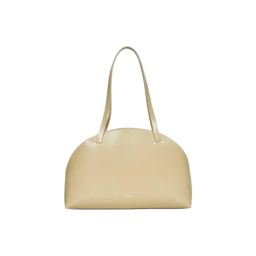 JIL SANDER Телячья кожа Сумка через плечо Женская Светло-коричневая