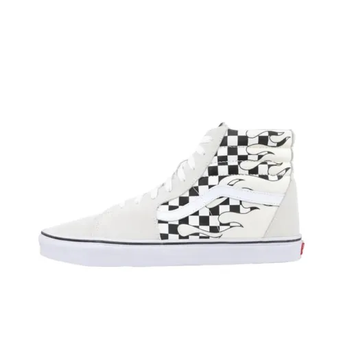 Vans Sk8 Hi Устойчивые к истиранию высокие кроссовки для скейтбординга Мужские Белые