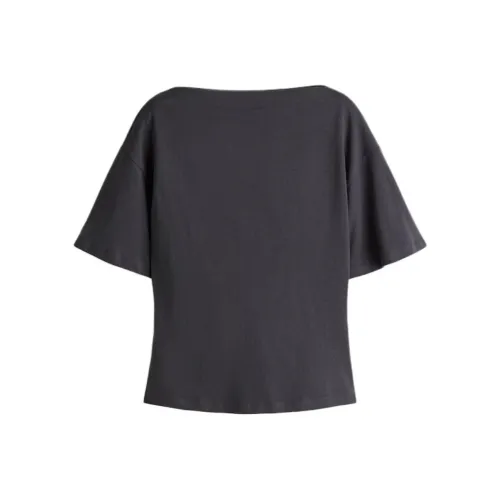 H&M Темно-серые Женские Футболки