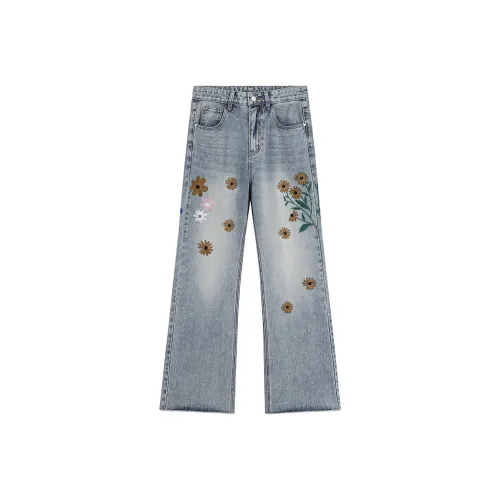 AOPAISHARK Унисекс Джинсы