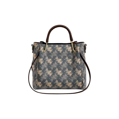 SMILE FOCUS PVC ведрообразная сумка сумка через плечо женская синяя