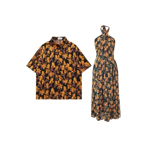 QYPRF Одежда для пары Женские Комплект/Мужской Комплект Женские Парные комплекты