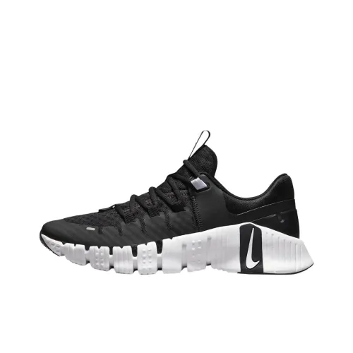 Nike Free Metcon 5 Устойчивый к истиранию Низкий Топ Повседневная обувь Мужская Черная