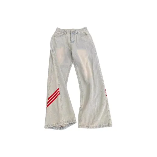 ZMHT Светло-серые Унисекс Джинсы