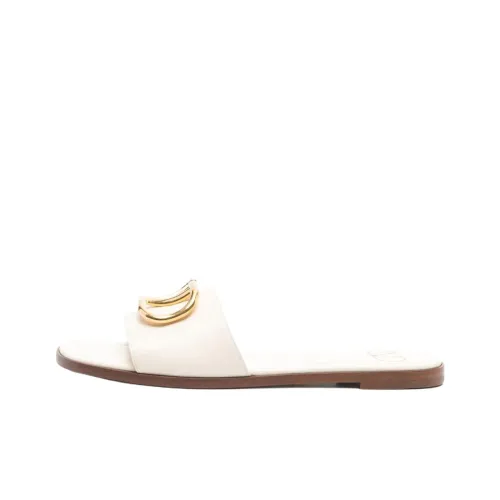 Valentino Garavani Слипоны Женские Айвори Белый